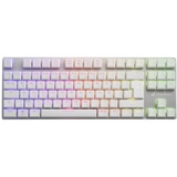 Sharkoon PureWriter TKL RGB Red USB QWERTZ Deutsch weiß,