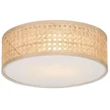 QAZQA Tromma 1 E27 rund beige