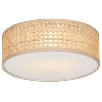 QAZQA Tromma 1 E27 rund beige