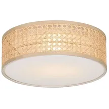 QAZQA Tromma 1 E27 rund beige