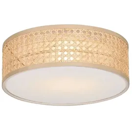 QAZQA Tromma 1 E27 rund beige
