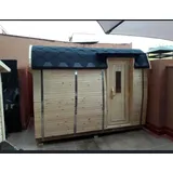 Trockensauna Holzsauna Gartensauna Outdoor-Sauna Saunahütte Wellnessfass