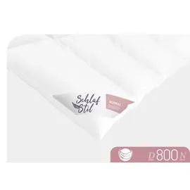 SCHLAFSTIL Daunendecke D800 normal medium, Füllung: 100% Prachtgänsedaunen