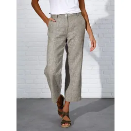 Creation L Premium Leinen-Hose Regular Grün 44