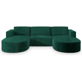 masseno Ecksofa VEZZO M Polyester 3-Sitzer Grün