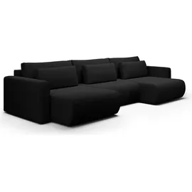 petits-meubles U-sofa 4-sitzig umbaubar Truhe Evy Schwarz