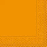 sovie HOME Serviette in Curry/Orange aus Tissue, 40 x 40 cm, 20 Stück, - Unifarben Basic Neutral
