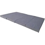Natalia Spzoo – Doppel Klappmatratze 200 x 140 x 8 cm – Faltbare Matratze für erholsamen Schlaf – Vielseitige Gästematratze und Bodenmatratze (1008)