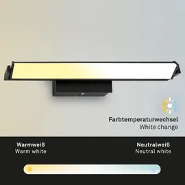 Brilo - Dimmbare LED-Wandleuchte LED/18W/230V 2700-4000K schwarz - Schwarz