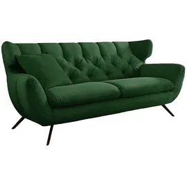 KAWOLA 2-Sitzer Charme Cord smaragd