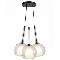 s.luce Belluna 3-flg. Ø 14 cm rund Klar