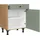 Nobilia Unterschrank Cascada 60 x 58,3 x 87 cm Grün