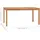 vidaXL Garten-Esstisch Beistelltisch 160 x 80 x 77 cm Braun
