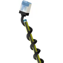 goobay LAN-Kabel CAT6A 0,15m schwarz