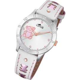 Lotus 18657/B 32 Gehäuse Lederarmband Weiß