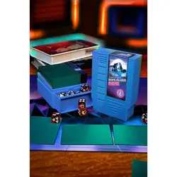 1UP Old School Deckboxen - Blue - Island