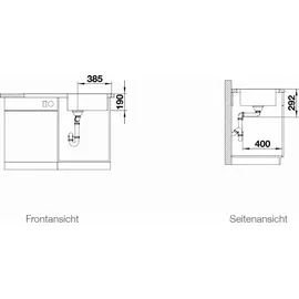 Blanco DINAS XL6S RV BF mU 2B mAF