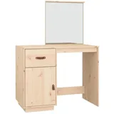 vidaXL Schminktisch 95x50x134 cm Massivholz Kiefer
