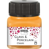 Kreul 16203 - Glass & Porcelain Classic orange, im 20 ml