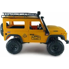 AMEWI RC-Auto D90X12 Landrover Scale Crawler 4WD 1:12 RTR gelb (22565)