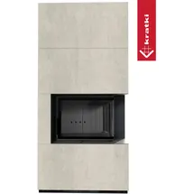 Kratki Floki Box Kaminbausatz Stahl Schwarz