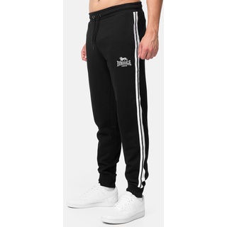 Lonsdale Herren Jogginghose normale Passform Foindle Trainingshose - Black / White - 2XL