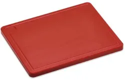 Giesser Euro Kunststoff-Schneidebrett, 26,5 cm 6870 26,5 r , Farbe: rot