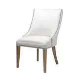 Casa Padrino Esszimmerstuhl Luxus Birkenholz Esszimmer Stuhl Elfenbein - Luxus Hotel Möbel