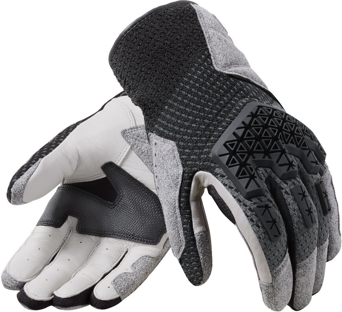 Revit Offtrack 2 Motorfiets handschoenen, zwart-grijs, 3XL