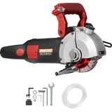 Mauernutfräse Schlitzfräse 4800W Mauerfrase Wandfräse 6500 U/min Mauernutfräse Schlitzfräse mit 34 mm Tiefe 42 mm Breite Elektrische Mutternma...