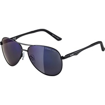 Alpina A 107 - Verspiegelte und Bruchsichere Sonnenbrille Mit 100% UV-Schutz Für Erwachsene, black matt, One Size