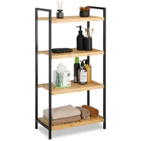 Relaxdays Standregal 50,5 x 27 x 97 cm Mehrfarbig