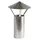 FireFix Regenhaube Ø 130 mm Stahl 42 cm Silber
