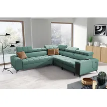 kaiser möbel Designer-Ecksofa mit Schlaffunktion und Bar GRECO III Avra Mintz Rechts