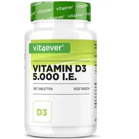 Vitamin D-3 500 Tabletten 5000 IU - D3 Psyche Immunsystem Sonnenschein Vitamin