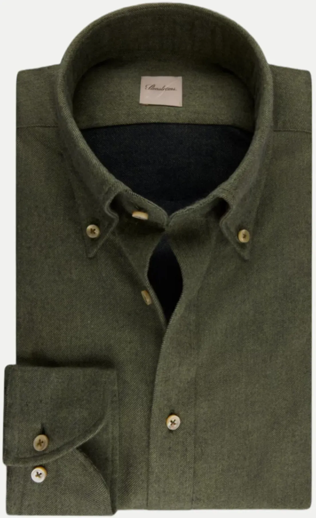 Flanellhemd Twofold Grün XL