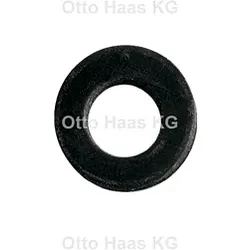 HAAS Gummi-Dichtung 8143 1 1/2", für Überwurfmuttern, schwarz