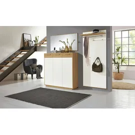 VOSS Garderobenpaneel Loveno 80 x 183 x 27 cm Weiß