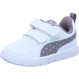 Puma COURTFLEX V3 Dotty V Lila/Weiß 25