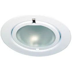PAULMANN 98466, Eingelassene Lichtabdeckung, Zimmerdecke, Weiß, Glas, Metall, G4