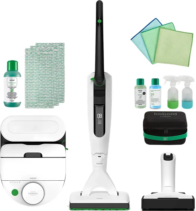 Vorwerk Kobold VK7 Akku-Staubsauger & Saugwischer & Saugroboter inkl. Clean Kit