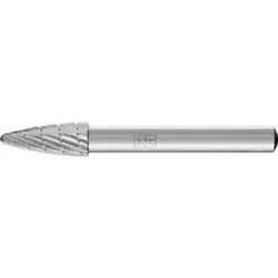 PFERD HSS Frässtift Baumform H Ø 08x20mm Schaft-Ø 6 mm Z 3 universal mittel fein Spanbrecher
