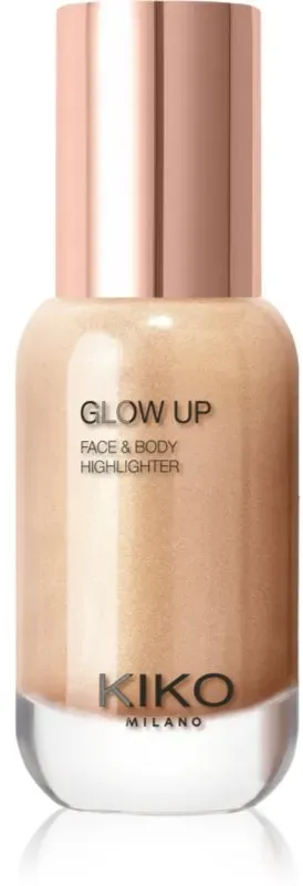 KIKO Milano Glow Up flüssiger Aufheller Für Gesicht und Körper Farbton 01 Gold 30 ml