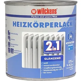 Wilckens Heizkörperlack weiß glänzend 0,375 l