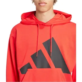 adidas Essentials Big Logo French Terry Kapuzenpullover Pure Ruby / Black L