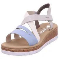 Rieker FSK Damen Sandalen für Damen, blau, Gr. 43