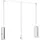 Emuca Sling Kleiderlift 60 x 8 x 0 cm weiß