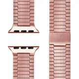 nalia Chronos Edelstahl-Armband für Apple Watch Magnet-Band Metallarmband - Stabil & Rostfrei Edelstahl Uhrenarmband, Kupfer