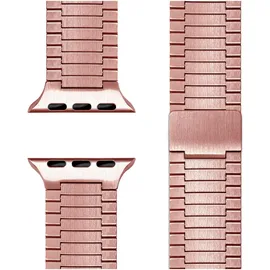 nalia Chronos Edelstahl-Armband für Apple Watch Magnet-Band Metallarmband - Stabil & Rostfrei Edelstahl Uhrenarmband, Kupfer
