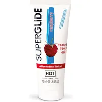 HOT Superglide Edible mit Aroma 75 ml Gleitmittel